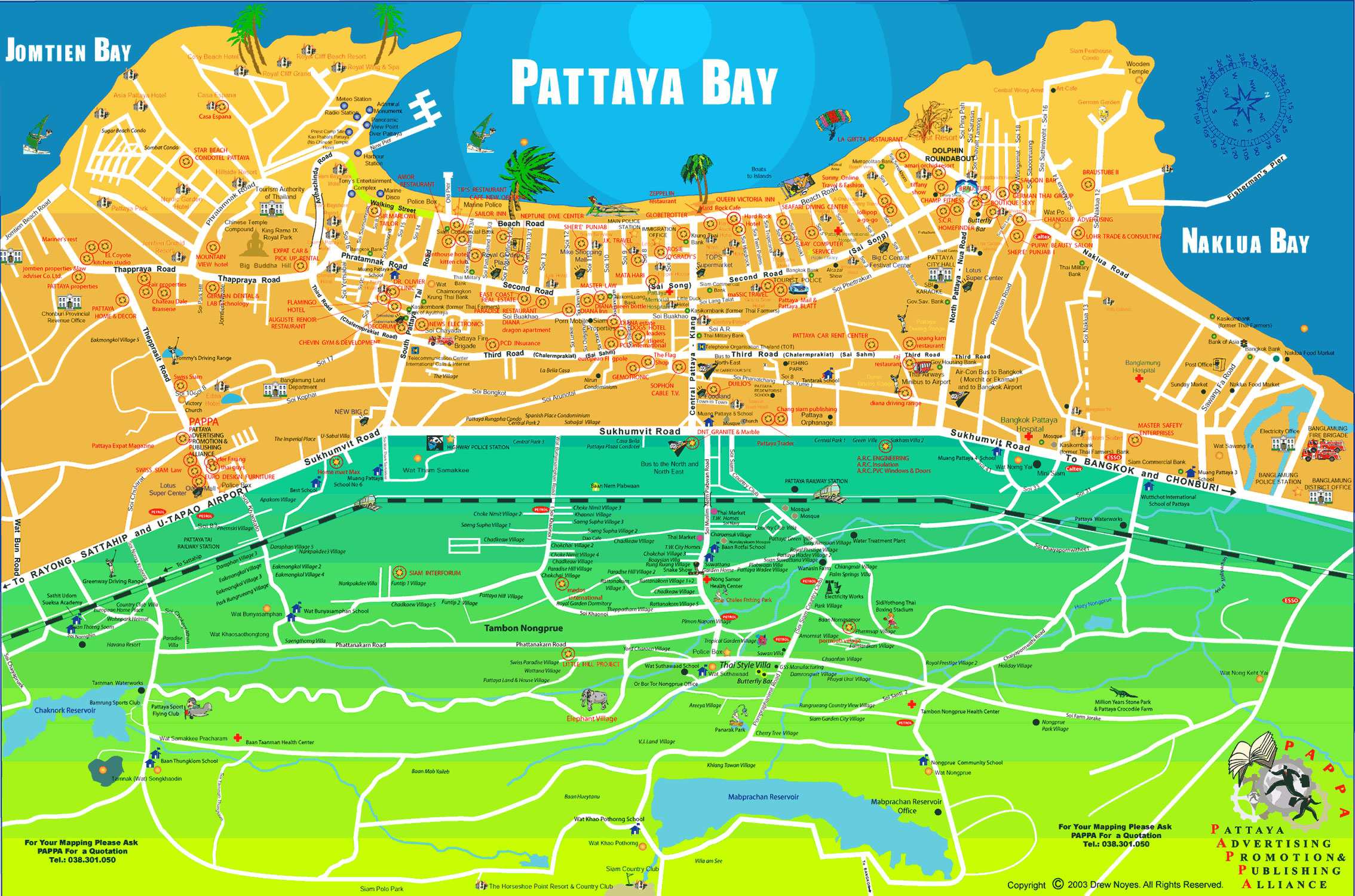 pattaya map